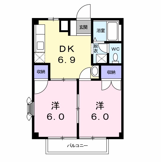 エレガンスながら 間取り