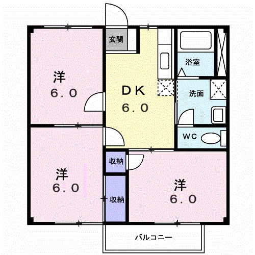 コーポフローラ 間取り