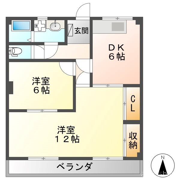 ロイヤルハイツ柳津 間取り
