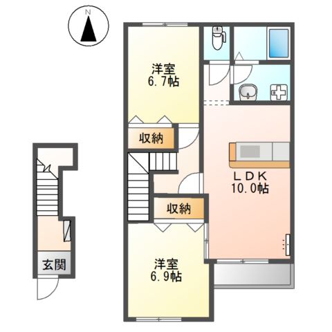 クレッセント 間取り