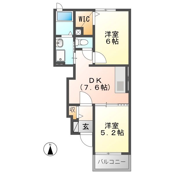 カレント　Ｂ 間取り
