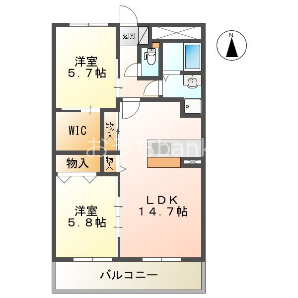 Green Hill 小城 間取り