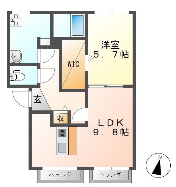 Asakura Heights 間取り