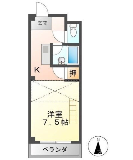 エストゥディオM B 間取り