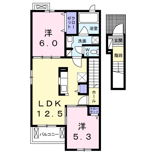 メゾン　グレイス　Ｂ 間取り