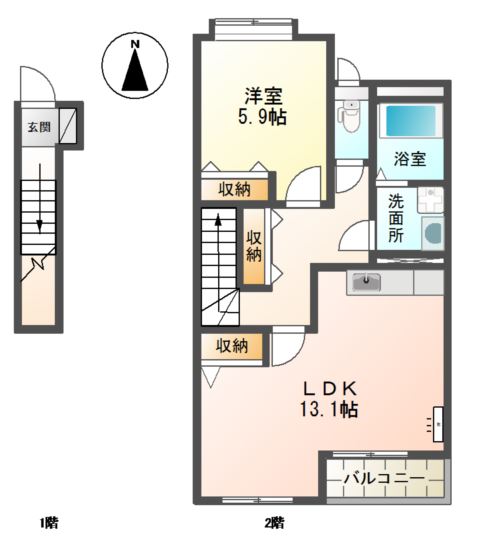 Fine　Place 間取り