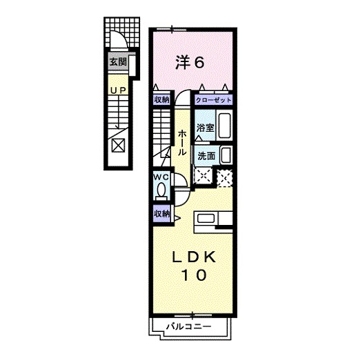 フローラ北館Ｂ 間取り