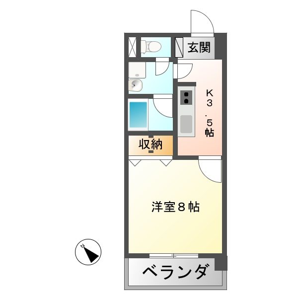 スカイヒルズマンション 間取り
