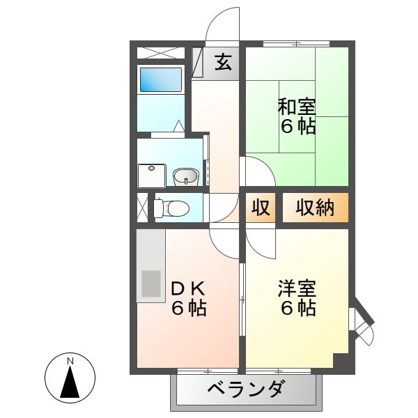 サープラス畑ヶ田 間取り