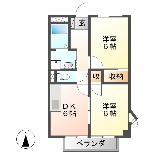 サープラス畑ヶ田 間取り