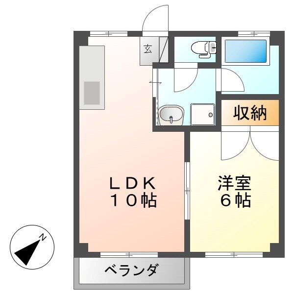 メゾン棚橋 間取り