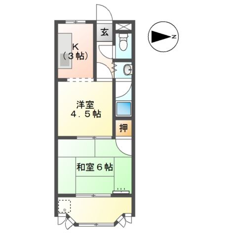 シャンブルクレールＵⅠ 間取り