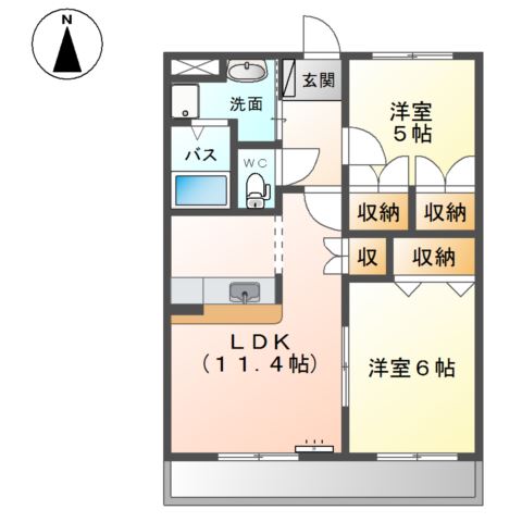 ＳｕｎｎｙＣｏｕｒｔ城東 間取り