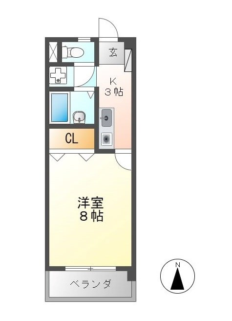 LE DIAMANT BLEU K 間取り