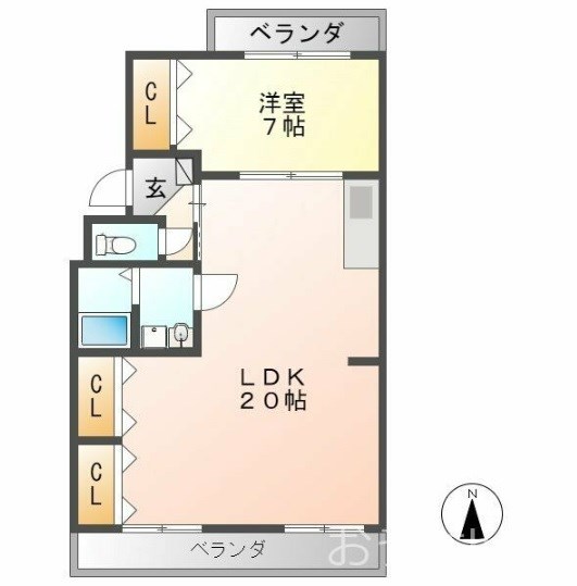 レヂデンス尾崎 間取り