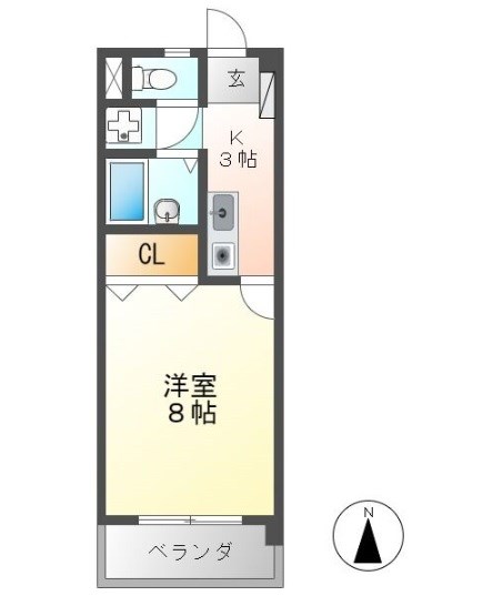 LE DIAMANT BLEU K 間取り