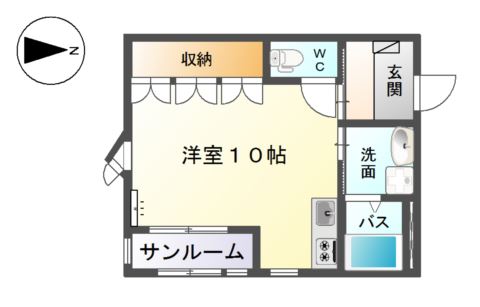 イーストサイド　Ⅲ 間取り