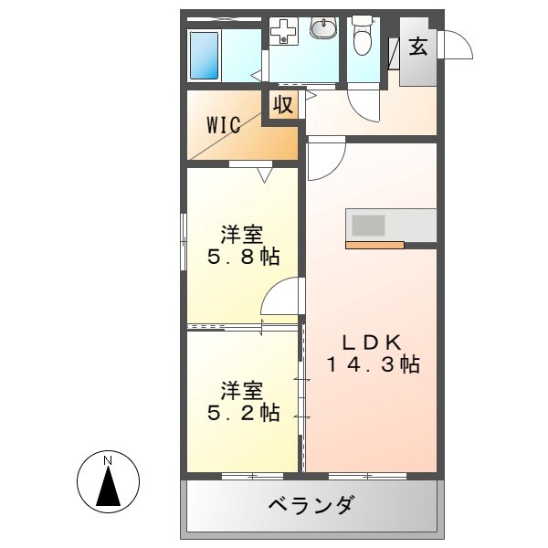 ハートフルマンションi2 間取り