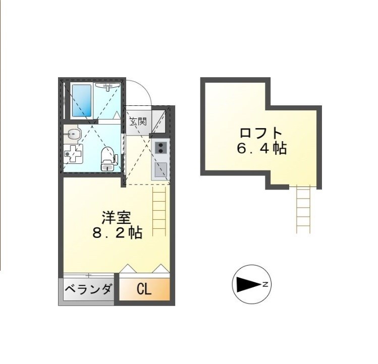 アネックス鶴舞 間取り