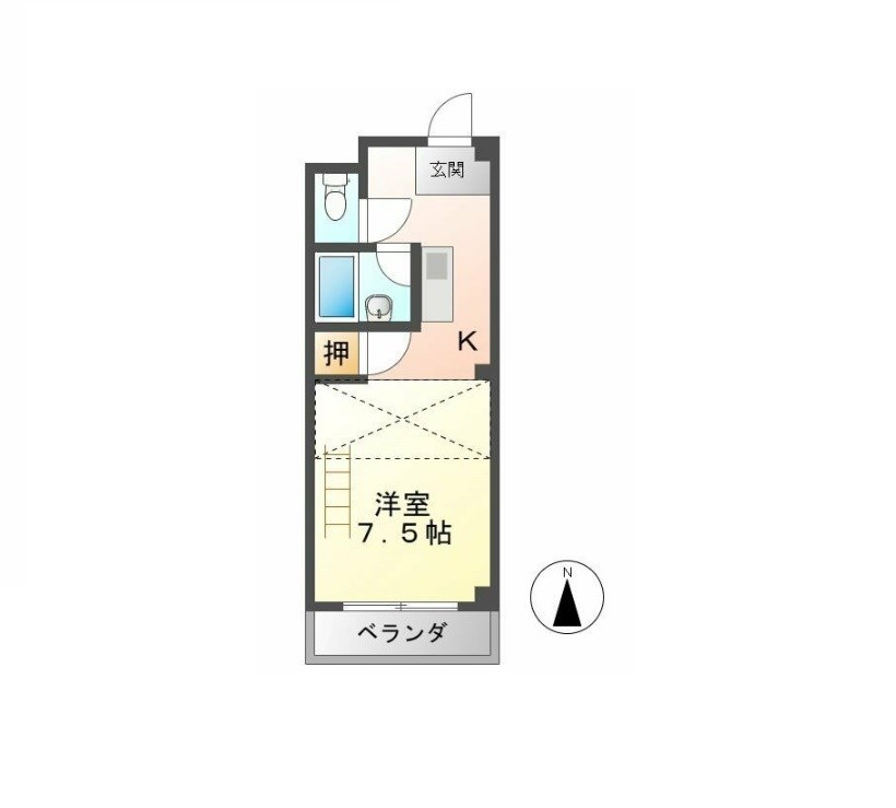 エストゥディオM B 間取り