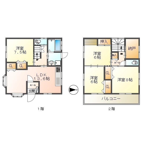 岐阜市正木貸家 間取り