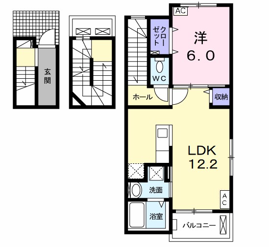 シュエット　ドゥ 間取り
