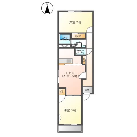 ＭＳフレグランス 間取り