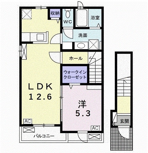 コンフォート下西郷 間取り
