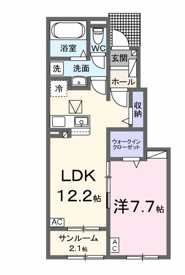 サニーハウスⅥ 間取り