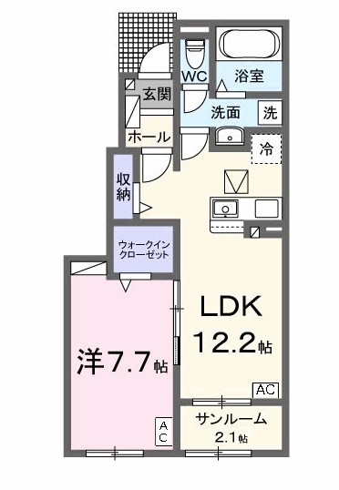 サニーハウスⅥ 間取り