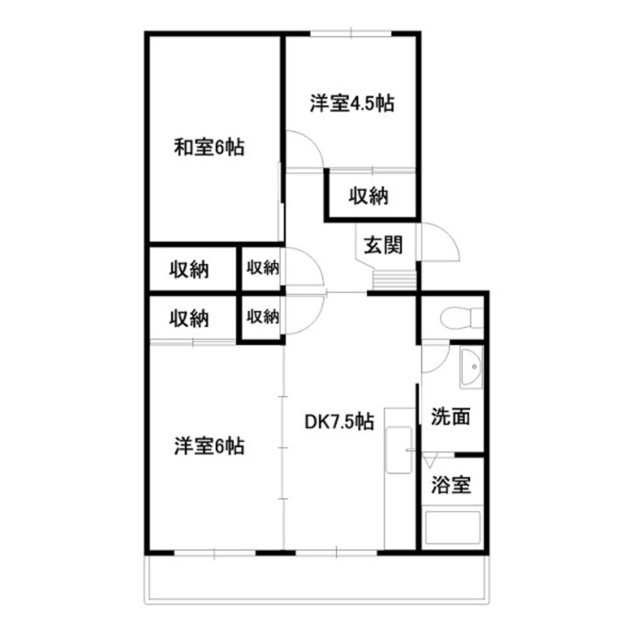 グリーンビレッジ　ハンノ木沢Ａ 間取り