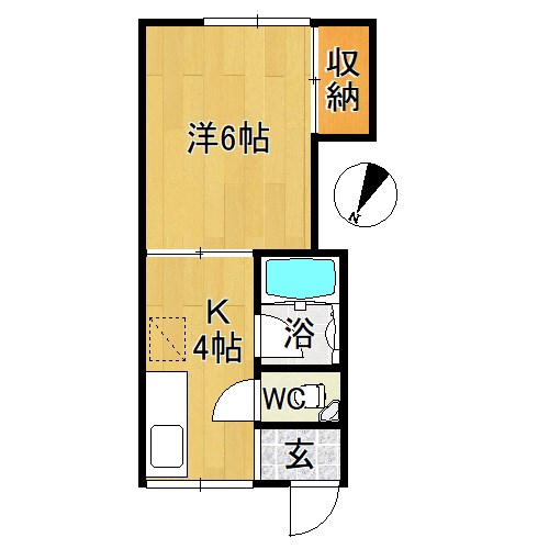 プラザｉｎｋｅｉ　Ａ 間取り