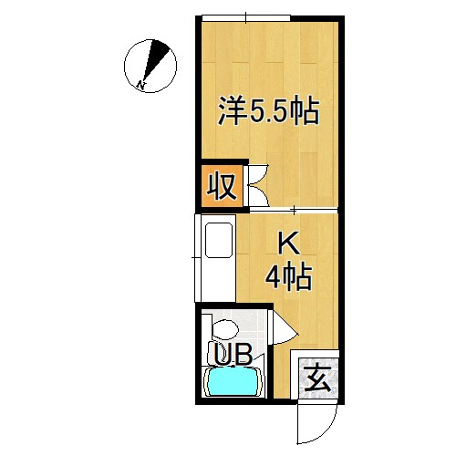 プラザｉｎｋｅｉ　Ａ 間取り
