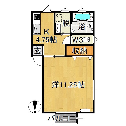 サンアベニュー港町 間取り