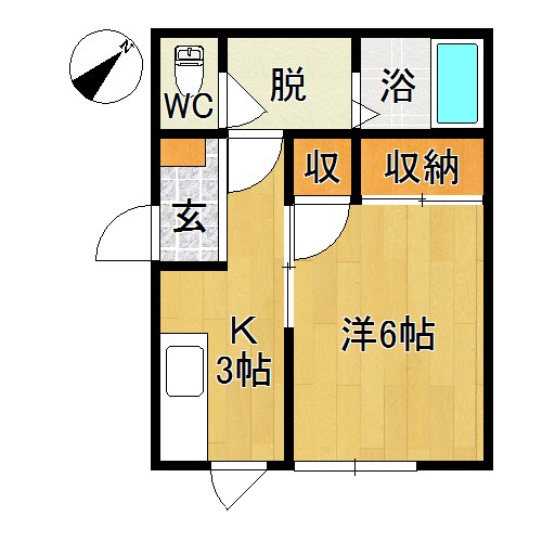 Ｇａｌｌｅｒｙ－ＳⅠ  間取り