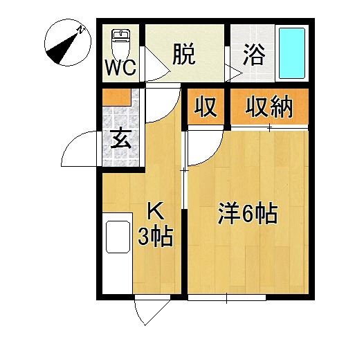 Ｇａｌｌｅｒｙ－ＳⅠ  間取り