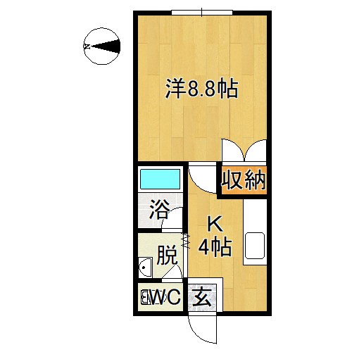 タイムコーポⅡ 間取り