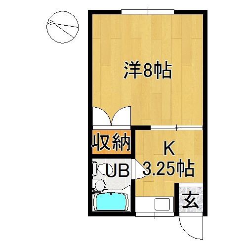 コーポユートピア 間取り