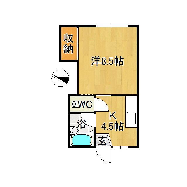 コーポロゼッタⅡ 間取り