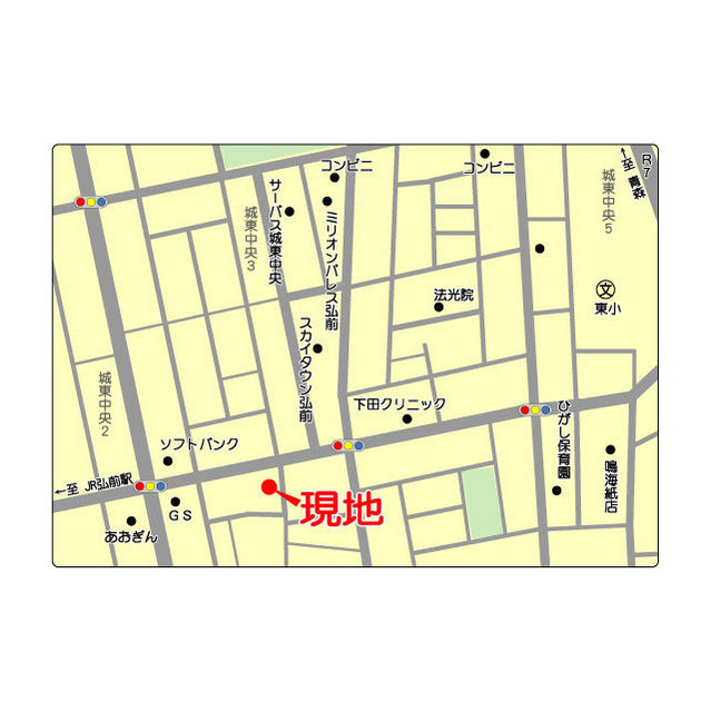第一太田アパート 地図（共通）