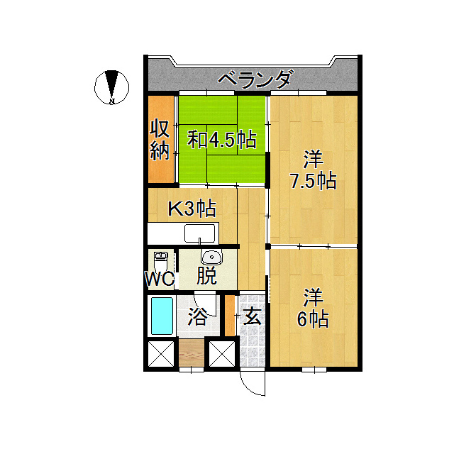 マンション瑞凰 間取り