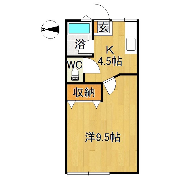 シティハイムドルフⅠ 間取り