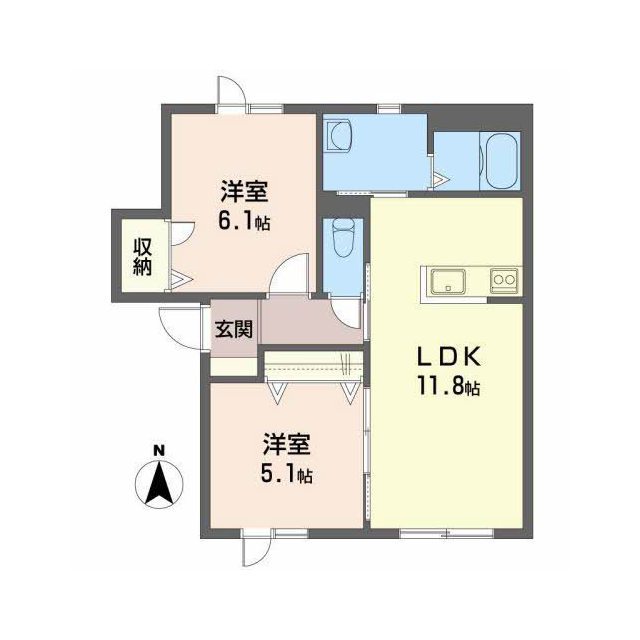 シャーメゾンミチコ 間取り