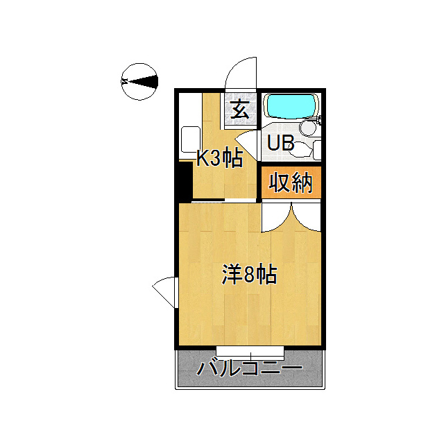 フレール富田 間取り
