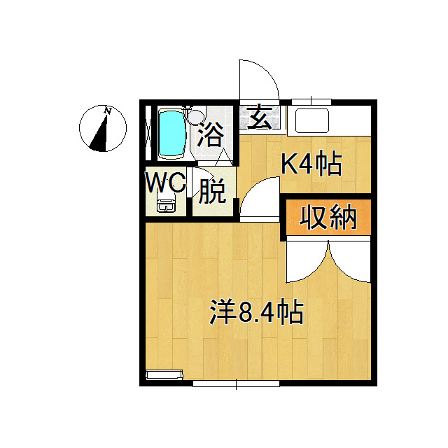 フレール城東 間取り