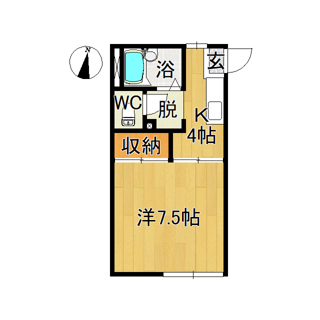 フレール城東 間取り