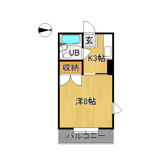 フレール富田 間取り
