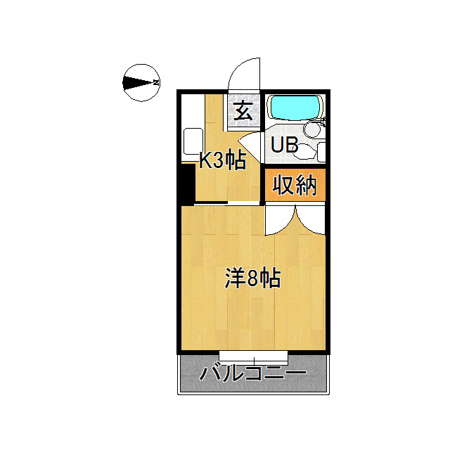 フレール富田 間取り