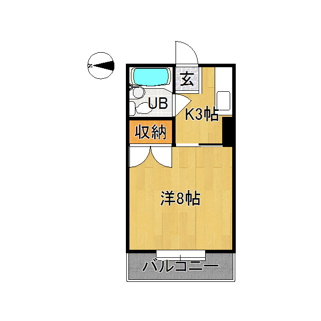 フレール富田 間取り