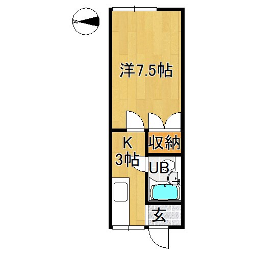 コーポフレンド 間取り